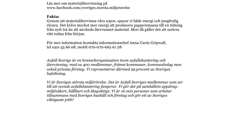 Koka 38 koppar kaffe på gårdagens tidning