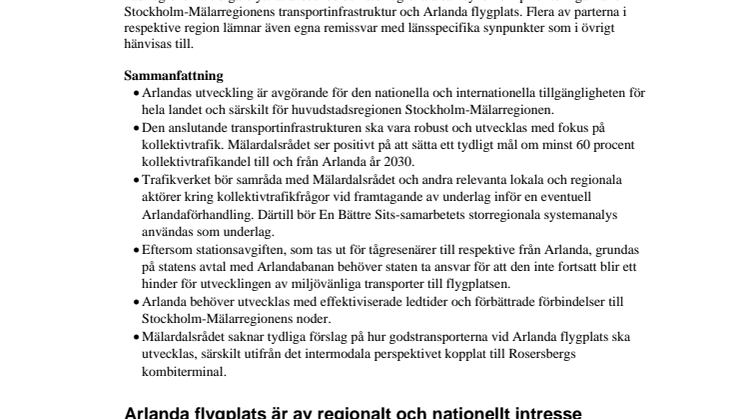 Mälardalsrådet - Remissvar på Arlanda flygplats - en plan för framtiden dir nr I2022-01350.pdf