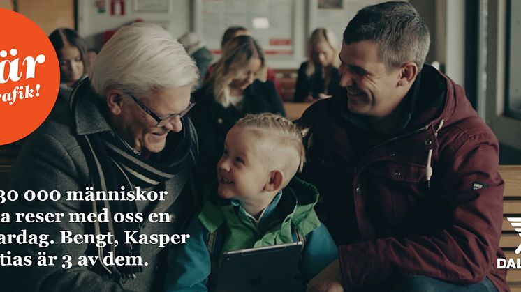 Dalatrafik i ny varumärkeskampanj