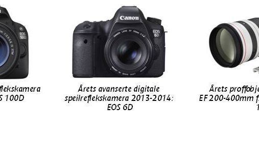 Inspirasjon til å ta neste steg: Canon mottar prestisjefylte EISA-utmerkelser for produkter i nybegynner-, entusiast- og proffklassen