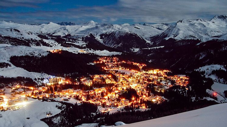 Abendliches Arosa