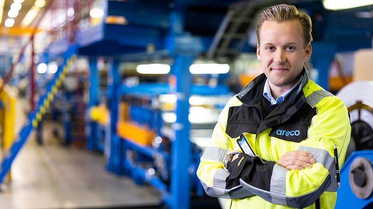 ​Areco Profiles fabrik i Finland återvinner allt