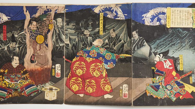 130 träsnitt av Tsukioka Yoshitoshi, Utagawa Kunisada I, Utagawa﻿ Toshiiku and Kawanabe Kyosai
