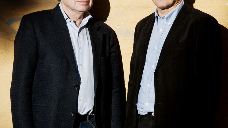Psykologen och psykoterapeuten Göran Gyllenswärd och Lars Björklund, sjukhuspräst och författare.