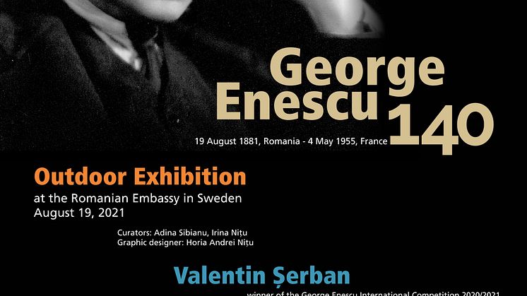 Rumänska kulturinstitutet livestreamar 20 konserter från Internationella Festivalen ”George Enescu”