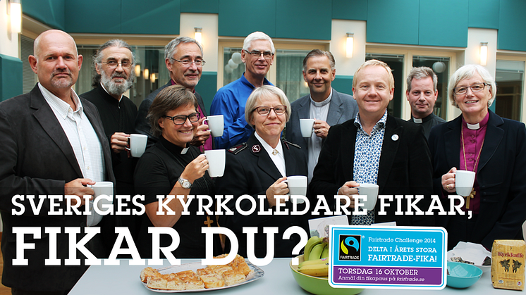 Sverige får sin hundrade Kyrka för Fairtrade