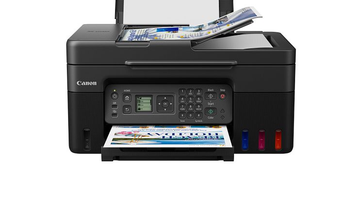 Canon PIXMA G4570 EUR Paper try out with ADF FRA