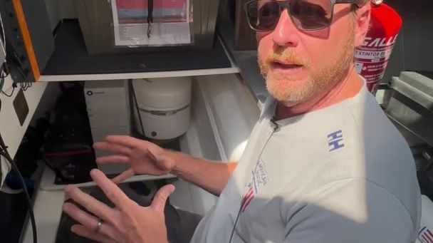 American Magic chase boat captain Dusty Burrell praises Bluewater Spirit water purifier