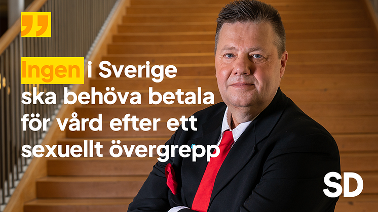 Sexualbrottsoffer ska inte få en faktura av vården