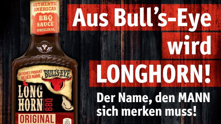 Aus Bull’s-Eye von Mondelēz International wird LONGHORN