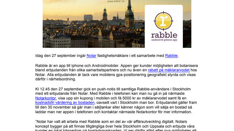 Notar i samarbete med Rabble