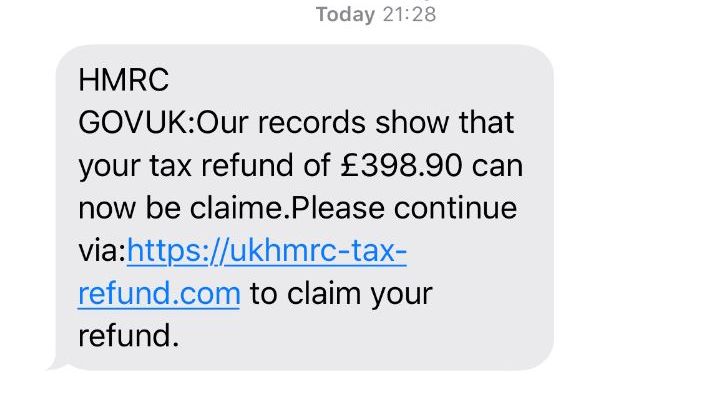 SA Text Scam