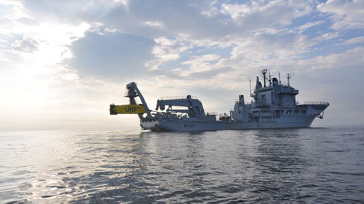 Ett unikt tillfälle att besöka dykeri och ubåtsräddningsfartyget HMS Belos i Göteborg