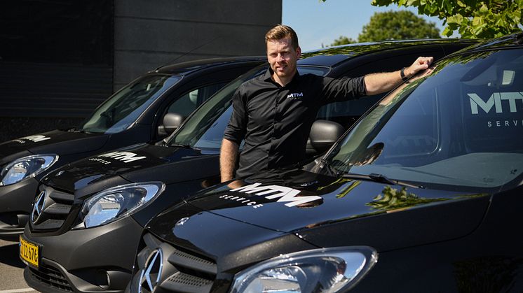 Næstved-virksomhed trodser coronakrise og bestiller fem nye Mercedes Citan