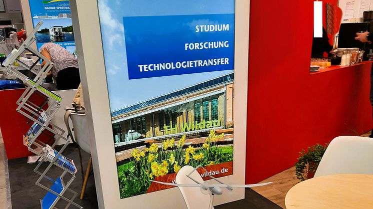 Vom 5. bis 9. Juni 2024 präsentiert sich auch die TH Wildau mit einem Stand auf der Internationalen Messe für Luft- und Raumfahrt (ILA)  Bild: Christine Richert / TH Wildau