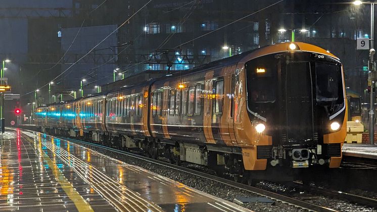 The first Class 730 in passenger service pictured at Watford Junction - credit @DownOnTheStour