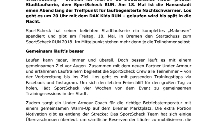 RUN, Bremen, RUN!