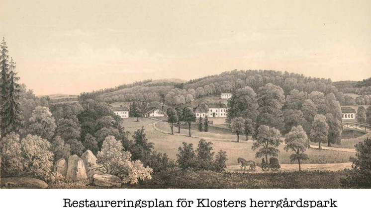 Restaureringsplan för Klosters herrgårdspark
