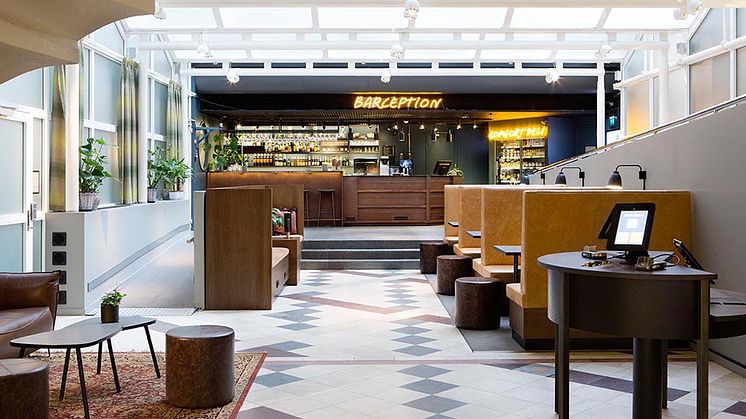 Lobby area at Comfort Hotel Xpress Stockholm