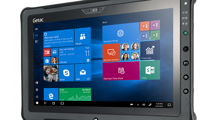 Für höchste Standards an Sicherheit und Produktivität im Ex-Berich: Das neue Getac F110G4  Bild: Getac