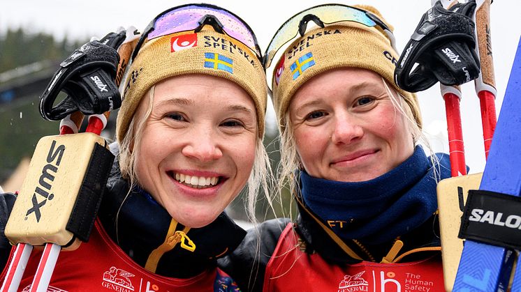 Jonna Sundling och Maja Dahlqvist är båda med i truppen till Oslo. FOTO: Maxim Thore/Bildbyrån.