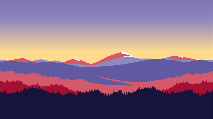 Fjällfil svarta vinbär dekor