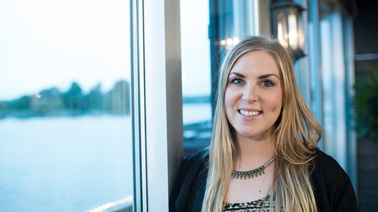 Madeleione Rapp, bartender på Laphroaig Live 2014