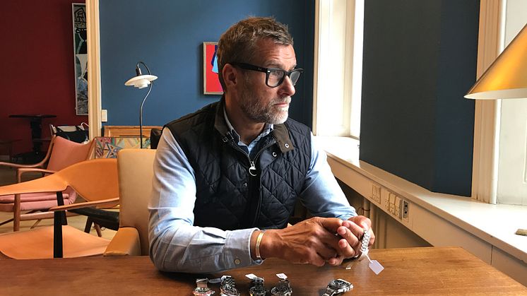 Kristian Haagen, expert on wristwatches