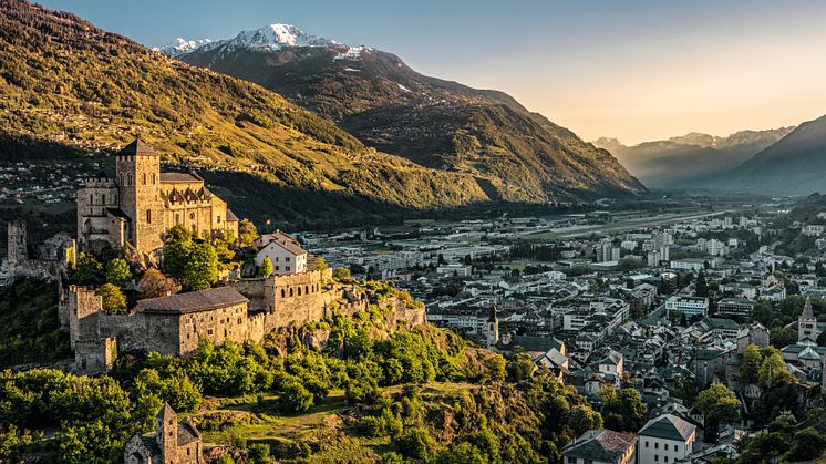 Sion-Panorama ©Schweiz Tourismus / Andreas Gerth