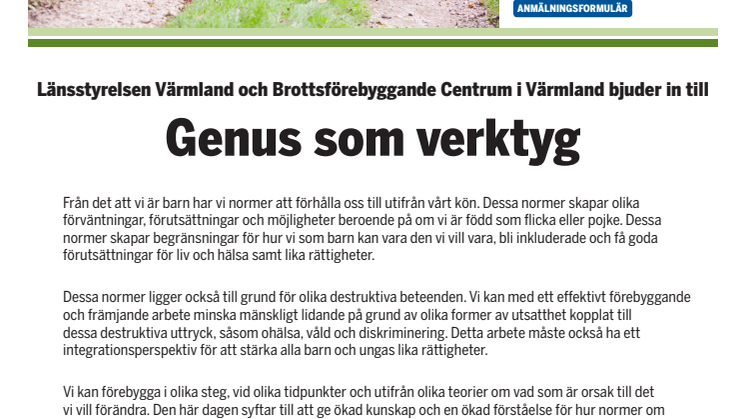Genus som verktyg