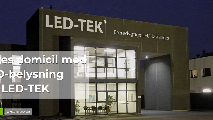 Led-tek facade billede