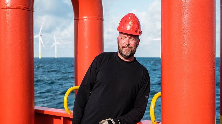 Michael Greve, befaren skibsassistent, tidligere på gruppe 3-skibene ’Esvagt Preventer’ og ’Esvagt Charlie’, i dag på SOV'en ’Esvagt Faraday’ (foto: Ursula Rechnagel Taylor, Søfart)