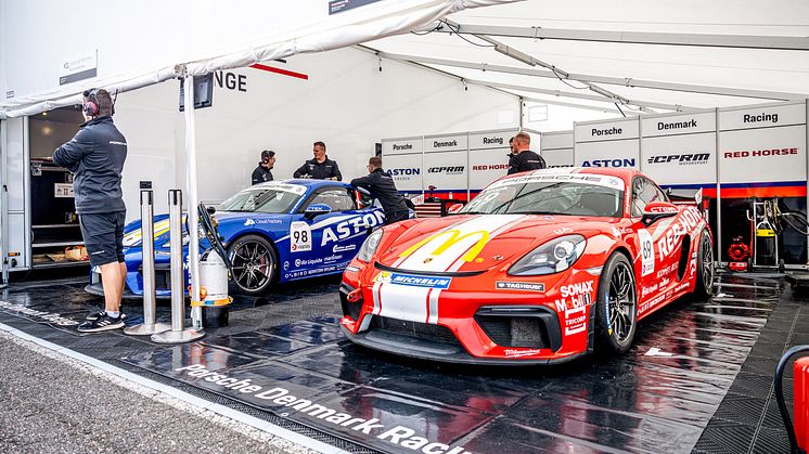 Porsche Denmark Racing knusende tæt på GT4-mesterskab