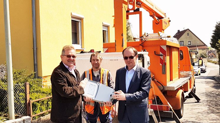 Straßenbeleuchtung der Gemeinde Schönbrunn wird energieeffizienter und klimaschonender 