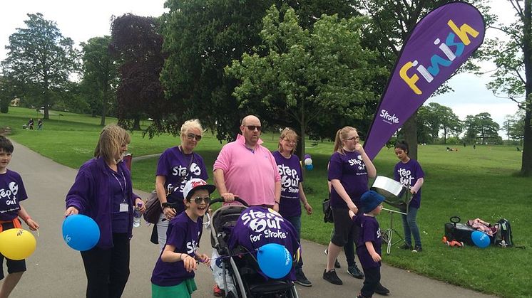 ‘Daddy and Maddy’ Stepped out for Action on Stroke Month