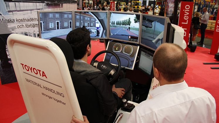 Ecodriving simulator hos Toyota Material Handling