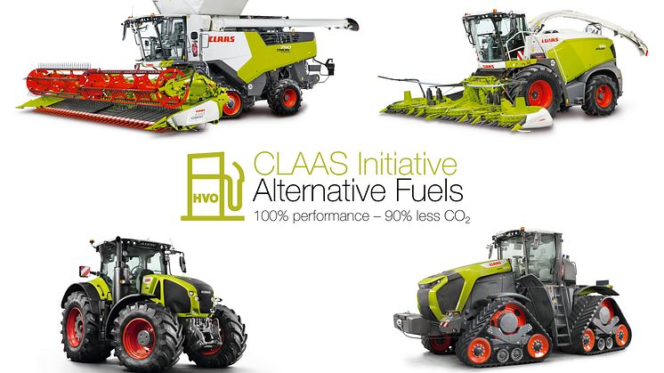 Sustainable fuel for CLAAS tractors and harvesting machines from Harsewinkel and Le Mans