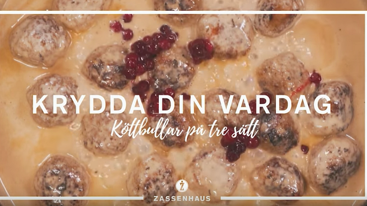 Krydda din vardag – Köttbullar x3