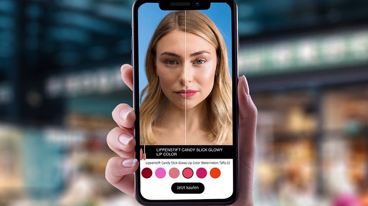 Augmented Reality Erlebnisse beim virtuellen Testen von Produkten auf dm.de