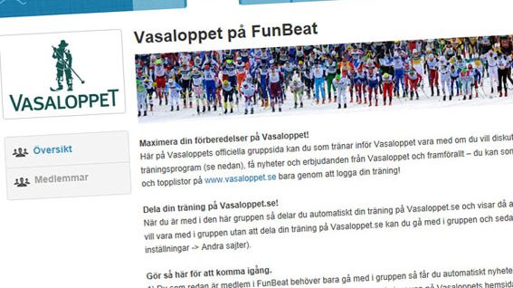 Nu kan Vasaloppets deltagare hitta nya träningskompisar