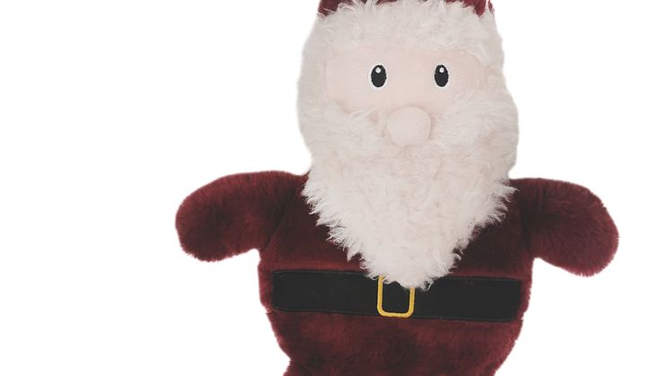 Bark-a-Boo BerryFrost Dog Toy DiscSqueaker Santa