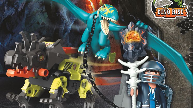 PLAYMOBIL DINO RISE: Auf Achterbahnfahrt in der Dino Mine