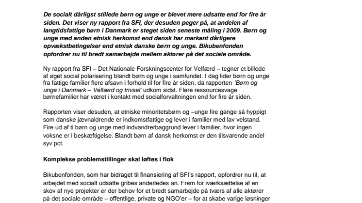 Samarbejde på tværs kan løse social udsathed 