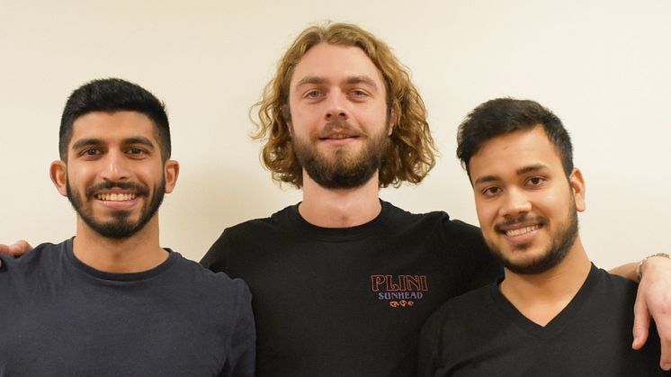 Teamet bakom Gröntainer vann pris i Venture Cup IDEA 2018.