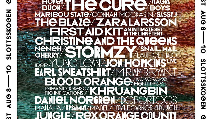 Lineup – Way Out West 2019