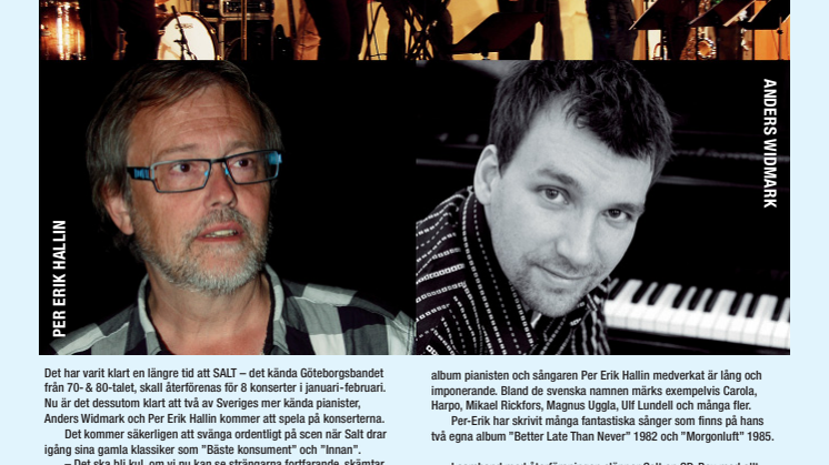 SALT PÅ TURNÉ med Anders Widmark & Per Erik Hallin