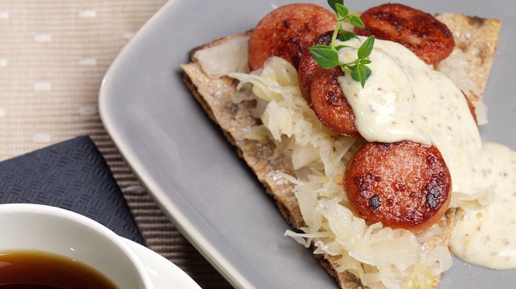 Chorizo med surkål