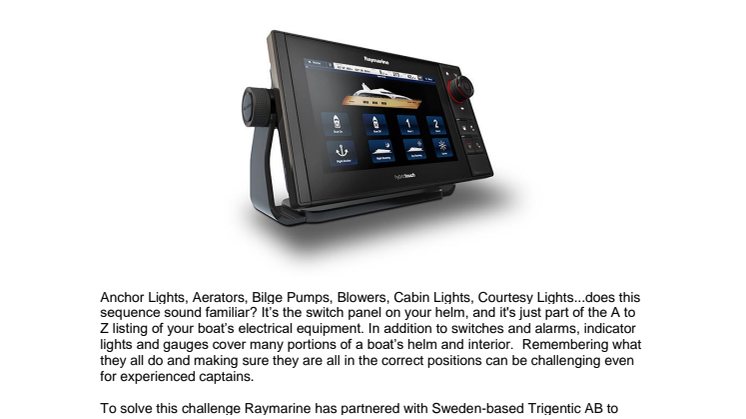 Raymarine: Make Your Boat a "Smart Boat"