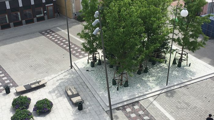 Invigning av Holma torg och konstverket Kaninkärlek 