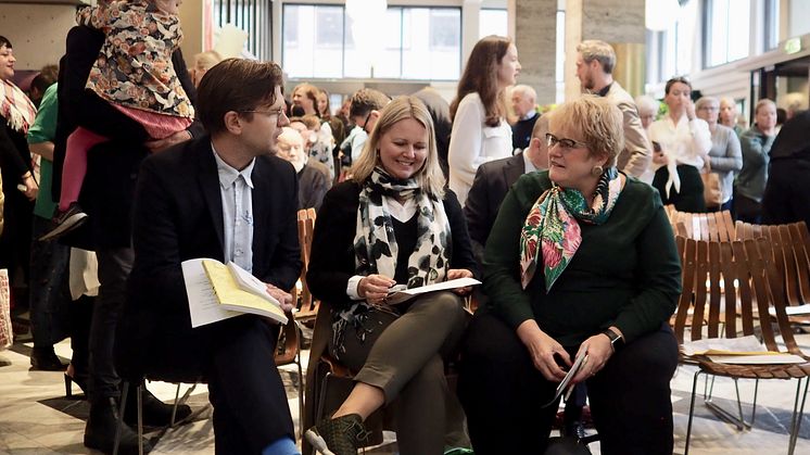 Fra åpningen av Høstutstillingen 2019. Foto: Jannik Abel. 